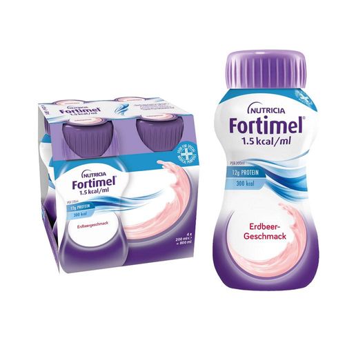 FORTIMEL 1.5 kcal Erdbeere 4X200 ml