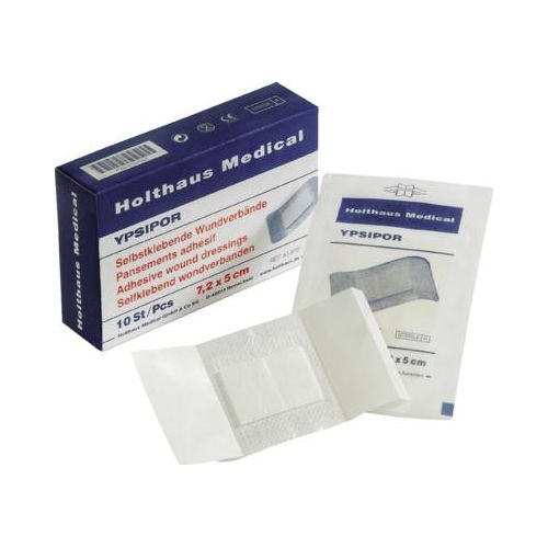 WUNDVERBAND steril YPSIPOR 8x10 cm 50 St