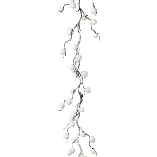 Creativ deco Winterliche Kunstpflanze »Weihnachtsdeko, Weihnachtsgirlande«, Girlande in beschneiter Optik, Länge 180 cm