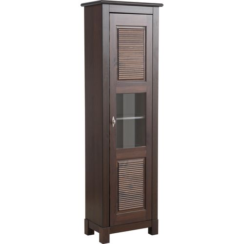 Home affaire Vitrine »Rauna Vitrinenschrank, Stauraumchrank«, Höhe 180 cm, aus massiver Kiefer, FSC®-zertifiziert