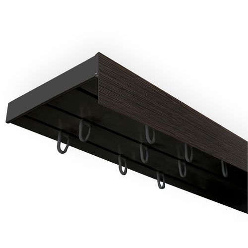 SN DECO GROUP Gardinenschiene »Vorhangschiene SH (1) mit Blende 5 cm«, 3 läufig-läufig, Fixmass Image