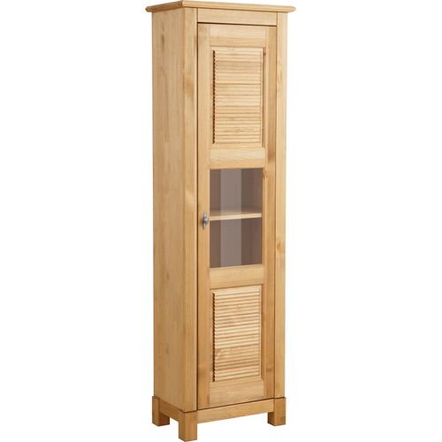 Home affaire Vitrine »Rauna Vitrinenschrank, Stauraumchrank«, Höhe 180 cm, aus massiver Kiefer, FSC®-zertifiziert