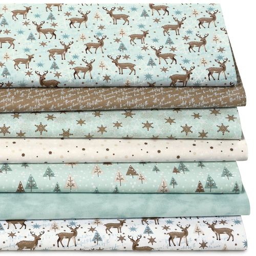 Patchwork- und Quiltpaket "Winterzeit", hellblau-color