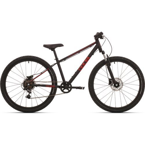 Kinderfahrrad Bikefun Beast 26 Zoll mit Shimano 6 Gängen und Scheibenbremsen - Schwarz/Rot