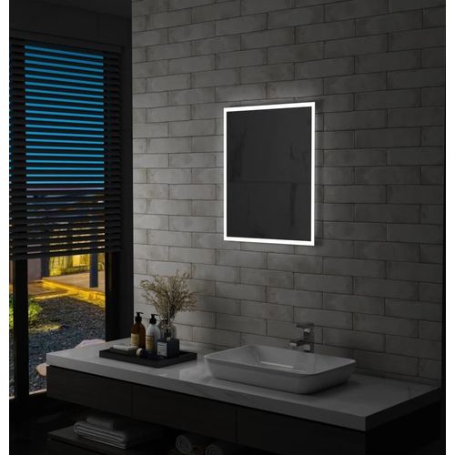 Badezimmer-Wandspiegel mit LEDs 50x60 cm