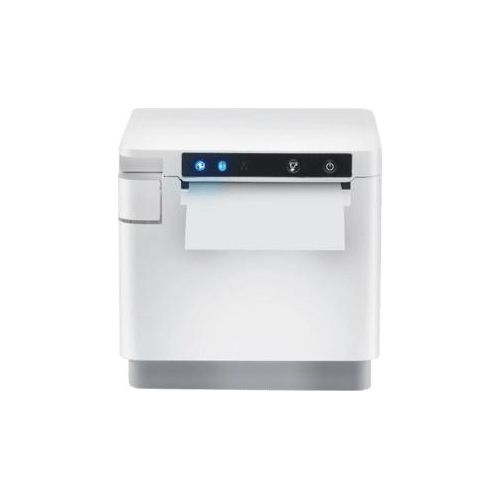 Star MCP31CI, 8 Punkte/mm (203dpi), Cutter, USB, USB-C, Ethernet, weiß Bondrucker, Frontausgabe, Thermodirekt, 8 Punkte/mm (203dpi), Medienbreite (max): 80mm, Druckbreite (max.): 72mm, Rollendurchmesser (max.): 83mm, 400 mm/Sek., Cutter, USB (Typ A), USB-C, Ethernet, Kassenladenanschluss, Emulation: Star, inkl.: Netzteil, Netzkabel (EU, UK), QSG, weiß (39659090)