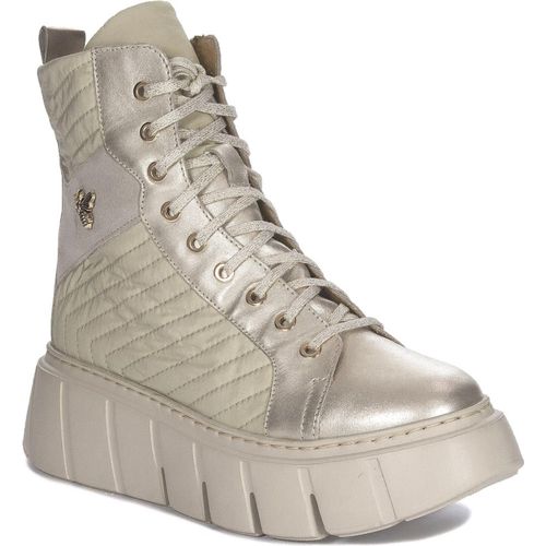 Leder Plateau Stiefeletten Maciejka 06751-25 Gold 38