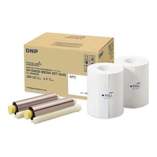 DNP Fotopapier 15x20 Perforiert DS620 - 2x200 Drucke