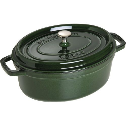 Staub Guss Cocotte, oval Basilikum 29 cm