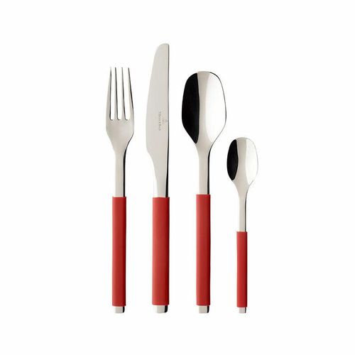 Villeroy & Boch Besteck S+ Cranberry Tafelbesteck Set 24-tlg.