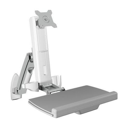ICY BOX 60036 Monitorhalterung für Bildschirm in Weiß