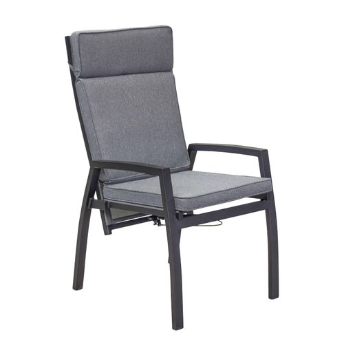 LC Garden »Sondrino« Dining Positionsstuhl Verstellsessel Textilien anthrazit