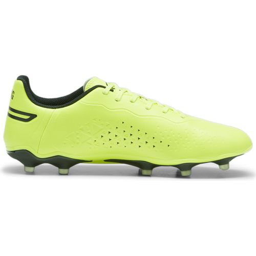 Puma King Match FG/AG Fußballschuhe Herren electric lime schwarz Gr 47