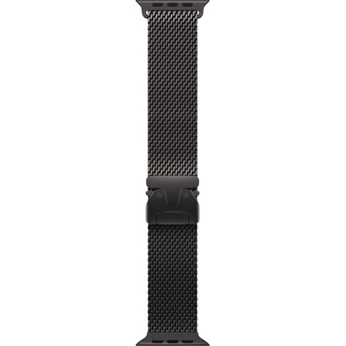 Apple Watch Band - Milanaise Armband - 49 mm - Schwarz - Large