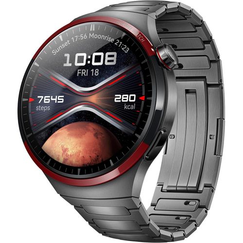 HUAWEI Watch 4 Pro Smartwatch Space Edition, Luft-und Raumfahrt-klassifiziertes DLC Titanium, Gesundheitsschnellcheck 2.0, eSIM Mobilfunktelefonie, Kompatibel mit Android & iOS