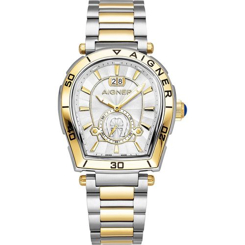 Aigner Herren Uhr Trapani Edelstahl bicolor AGW.262003