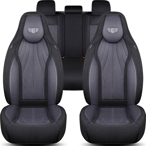 Schonbezüge-Komplettset für Hyundai Tucson NX4 Bj ab 2020 in Schwarz/Grau FL2