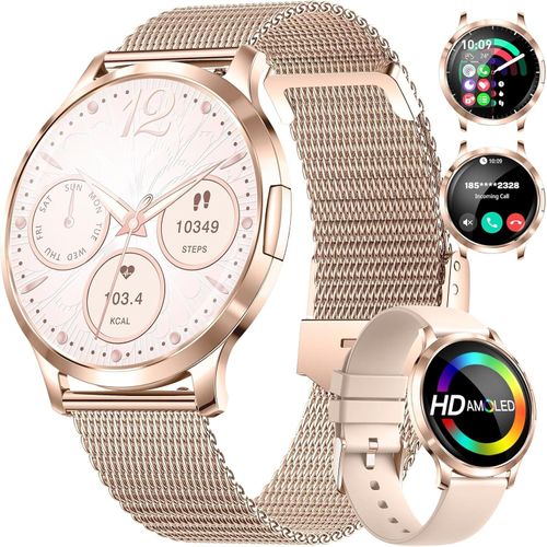 SUNKTA Damen-Smartwatch 1,32