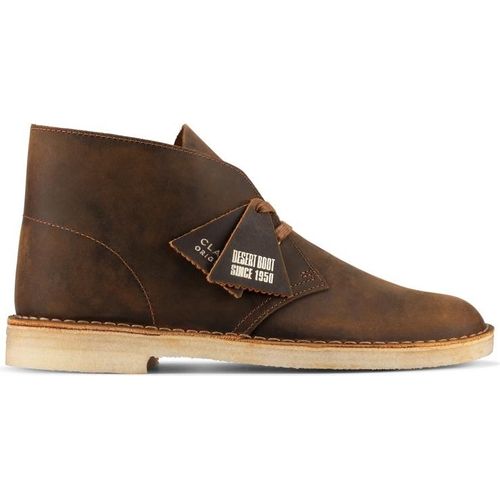 Clarks Boots Dessert Boot, Glattleder, Braun, Damen