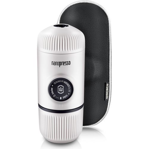 Wacaco Nanopresso Espressokocher inkl. Schutzhülle chill white