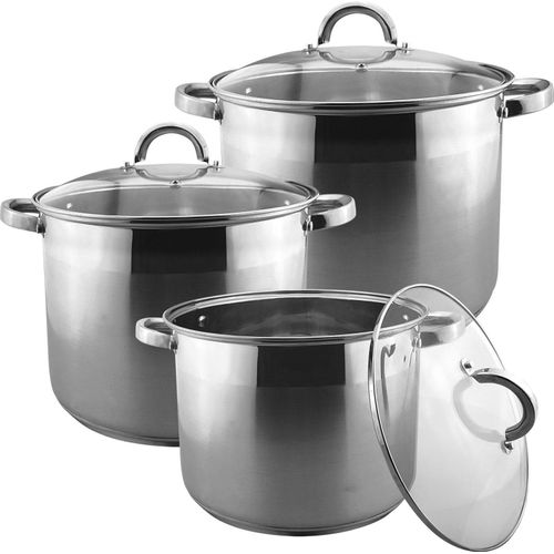 Stock-Topfset 6 Töpfe 17L/20L/23L Brunbeste Bb-2157