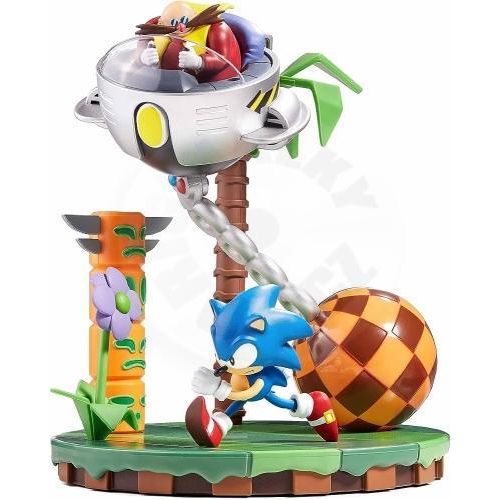 Numskull Sonic 30th Anniversary - Sonic gegen Dr. Eggman Diorama 24cm