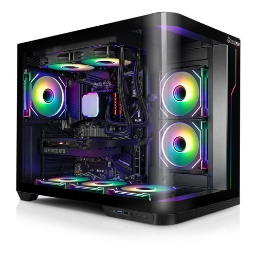 Gaming PC PNY Elite Plus AMD Ryzen 7 7800X3D, 32GB DDR5, PNY RTX 5070 12 GB, 1TB SSD, Windows 11