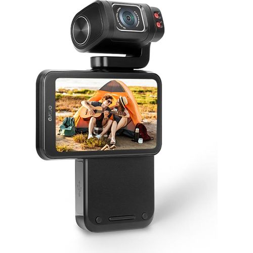 ORDRO M3 Digitale Videokamera, WiFi-Camcorder, tragbarer Videorecorder mit 3,5-Zoll-Touch-LCD-Bildschirm, 180¡ã drehbar, 120¡ã Weitwinkel, IR-Nachtsicht, unterstuetzt 2,4 G kabellose Steuerung, 256 GB Speicherkarte fuer Vlog-Videoaufzeichnungskonferenzen