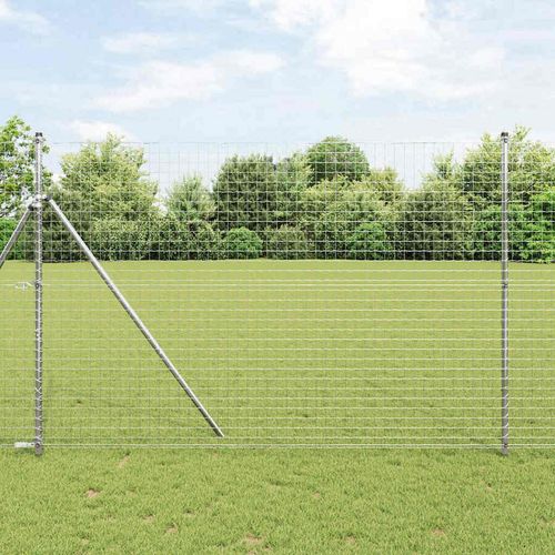 Eurozaun Silber 1.5 x 10 m Feuerverzinktes Eisen