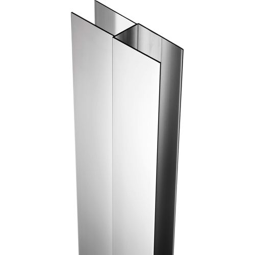 Design Chrom-Verlängerungsprofil Mit Montageteilen Höhe 200 Cm