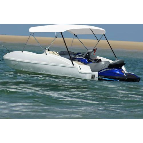 Möbel 4-Bow Bimini Top Weiß 243x(230-244)x137 cm - Planen & Abdeckfolien 93140
