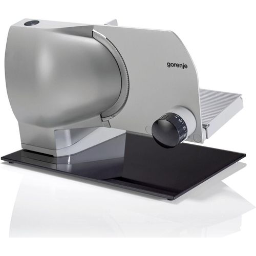 GORENJE Allesschneider R902A Gezahnte Klinge Brotschneidemaschine Aluminium 100W