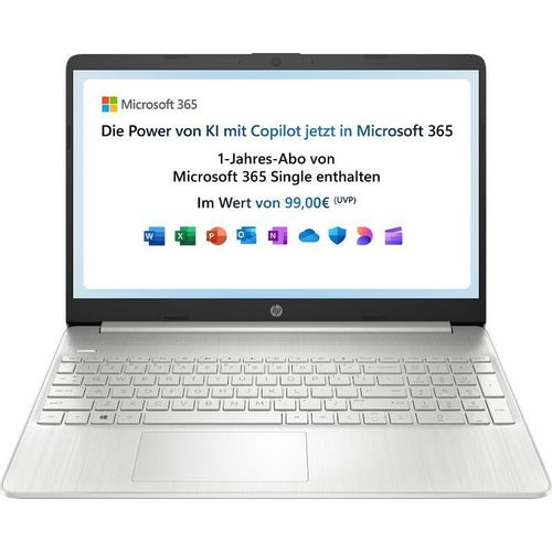 HP Laptop mit 15,6" FHD Display und Intel Celeron N4500 für produktives Arbeiten