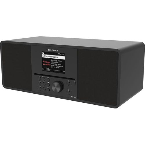TELESTAR TOP 300 Stereo DAB+ UKW Internetradio mit CD Player Radio Digitalradio