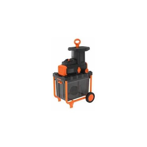 Black & Decker BEGAS5800-QS - Elektro Gartenhäcksler - 2800W - Walze mit Fangkorb