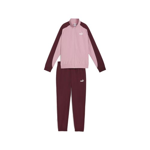 Trainingsanzug PUMA "Trainingsanzug aus Webware Damen", Damen, Gr. S, ruby shimmer rot, Obermaterial: 100% Nylon, Sportanzüge