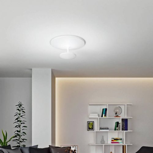 LED-Deckenlampe Conrad, weiß, Ø 50 cm, Metall, dimmbar