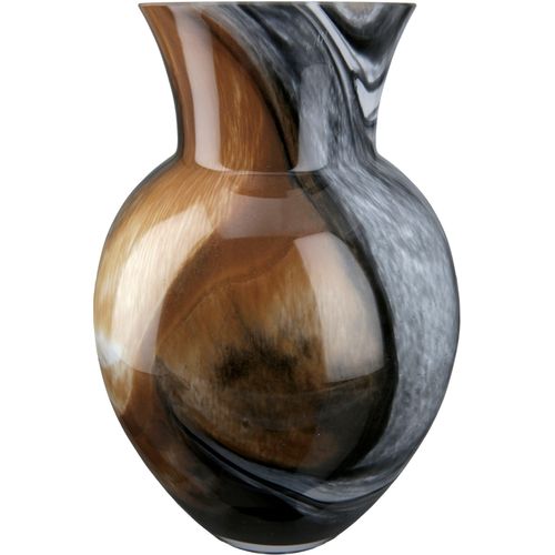 GILDE Tischvase »Draga, Höhe ca. 26 cm«, (1 St.), dekorative Vase aus Glas, Blumenvase