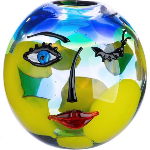 Casablanca by Gilde Kugelvase »Novento«, (1 St.), dekorative Vase aus Glas, Blumenvase
