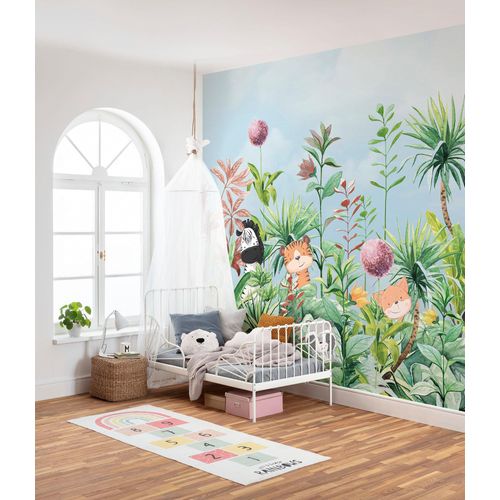 Komar Fototapete »Digitaldruck Vlies - First Day of School - Grösse 300 x 250 cm«, bedruckt, Wohnzimmer, Schlafzimmer Image