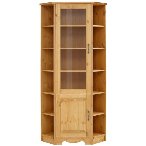 Home affaire Eckvitrine »Trinidad«, Höhe 188 cm, FSC® zertifiziertes Massivholz