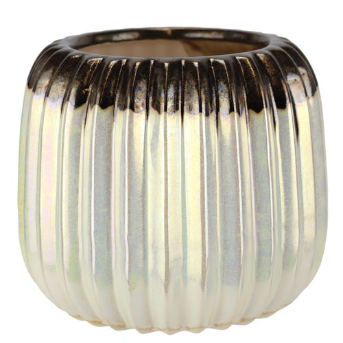 I.GE.A. Dekovase »Vase aus Keramik«, (1 St.), Dekovase Blumenvase Modern für Tischdeko Tischvase Deko Trockenblume