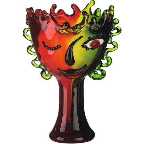 Casablanca by Gilde Tischvase »Visual«, (1 St.), dekorative Vase aus Glas, Blumenvase