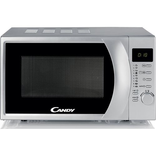 Candy CMG2071DS Mikrowelle mit Grill 20L 700W Silber flache Oberfläche