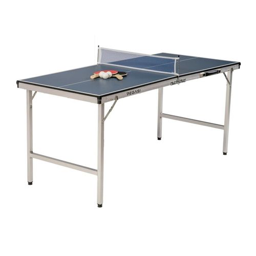 Pegasi Mini Tischtennisplatte - Tischtennis - Indoor spiele - Tischtennisplatte - Faltbare Tischtennistisch - Table Tennis Table Indoor - Blau