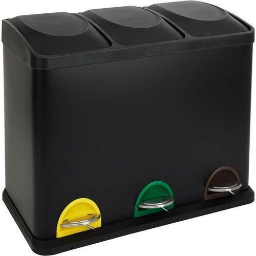 TORO Sortierter Abfalleimer schwarz 45 l