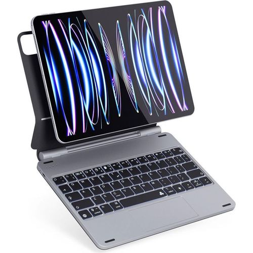 Epico Aluminium Tastatur für iPad Pro 11"/iPad Air 10,9"/iPad Air 11"(M2) - DE (A00)