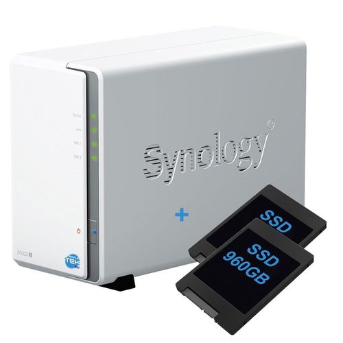 Synology DS223j NAS 2-Bay - 1920GB - 0 GB RAM Realtek RTD1619B