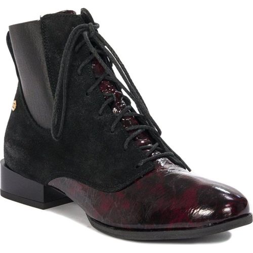 Lederstiefel Mit Flachem Absatz Maciejka 06200-08 Schwarz 40