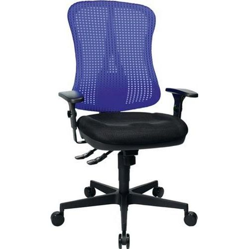 Bürodrehstuhl Head Point SY m.Synchronmechanik blau/schwarz 390-510mm HE20P BC08